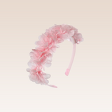 Reina Girls Pink Headband with Flowers