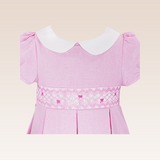 Merina Baby Girls Pink Smocked Dress