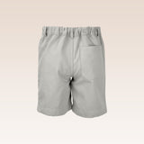 Mateo Boys Beige Slim Fit Shorts with Pockets