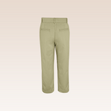 Denzel Boys Khaki Straight Leg Pants with Adjuster