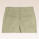 Denzel Boys Khaki Straight Leg Pants with Adjuster