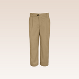 Denzel Boys Brown Adjustable Gartered Pants