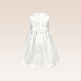 Bijoux Girls Pearl White Dress