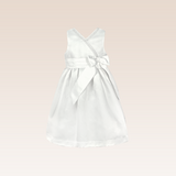 Bijoux Girls Pearl White Dress