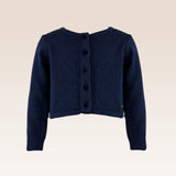 Michelle Girls Navy Knitted Cardigan