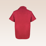 Dalton Boys Red Short Sleeves Button Down