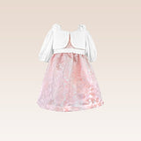 Giana Girls Pink Party Dress with Bolero