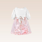 Giana Girls Pink Party Dress with Bolero