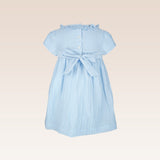 Nayla Baby Girls Light Blue Smocked Dress