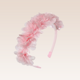 Reina Girls Pink Headband with Flowers