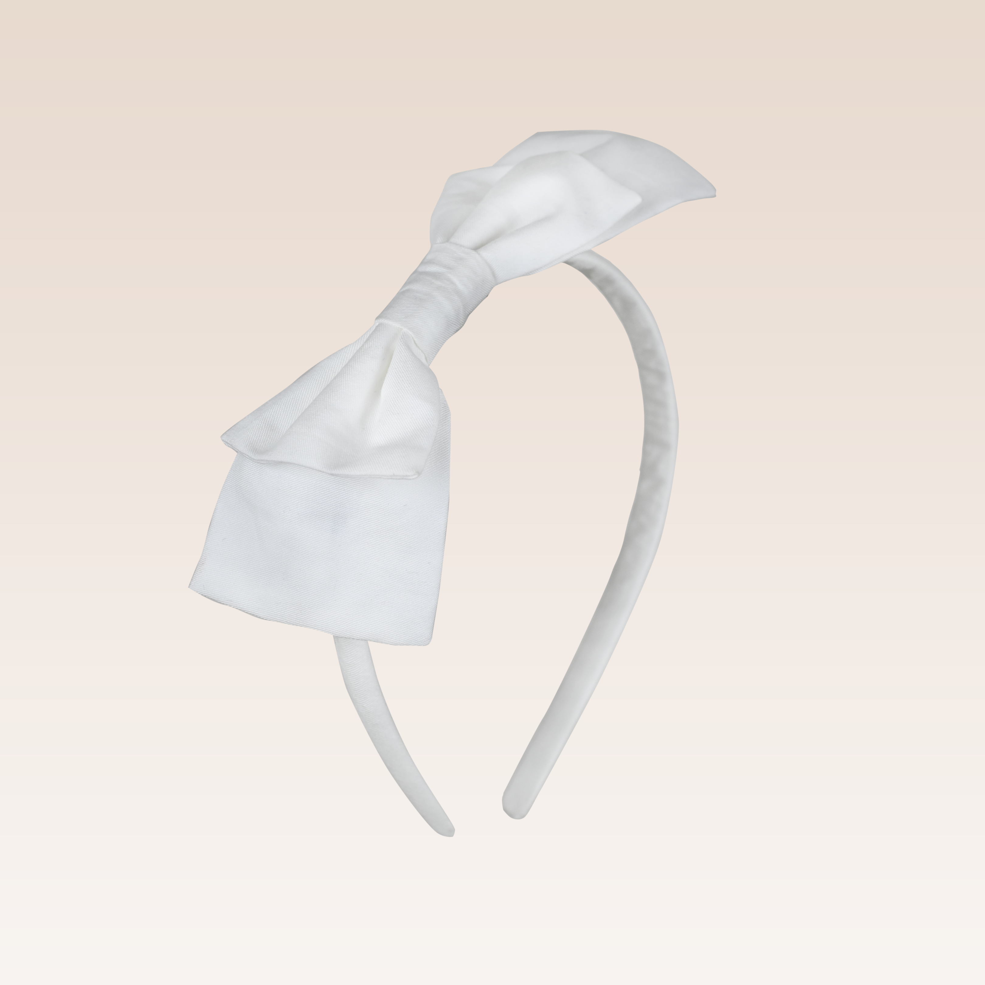 Reverie Girls Ivory  Sateen Headband