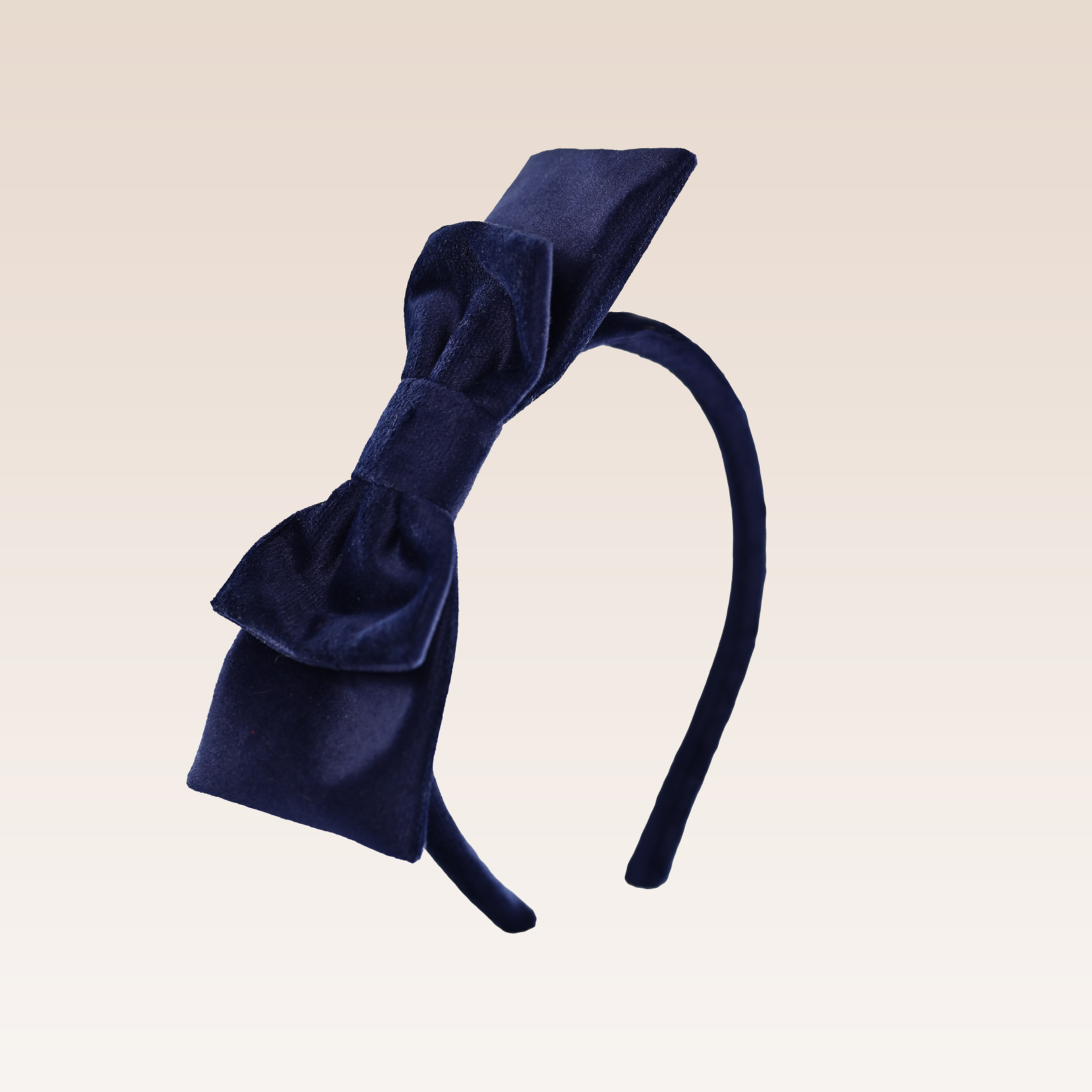 Reverie Girls Navy Sateen Headband