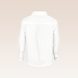 Nick  Boys White Long Sleeves Button Down