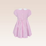 Merina Girls Pink Smocked Dress