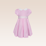 Merina Girls Pink Smocked Dress