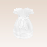 Bambi Girls Pearl White Dress