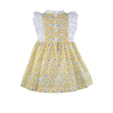 Malene Yellow Bee Smocked Dress