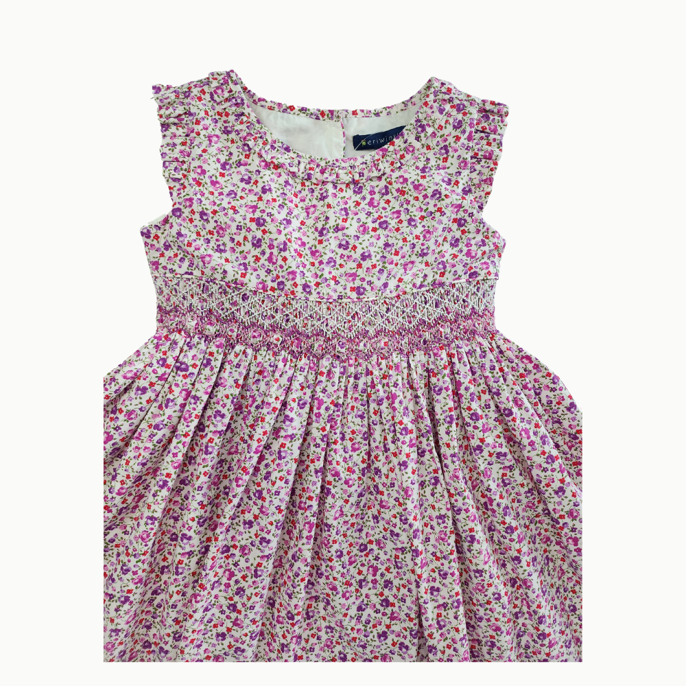 Lace Pnk Smocked Dress – Periwinkle